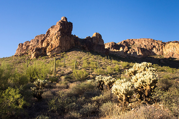 Arizona 2013 - Superstitions Hike Boulder Canyon Trail